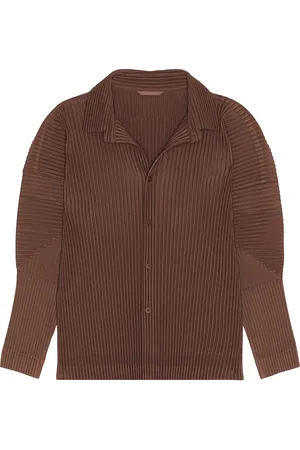 Issey Miyake Mc November Shirt in Brown