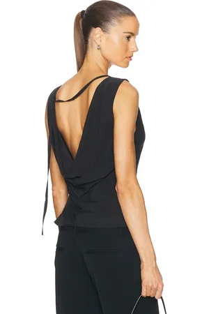 St Agni Draped Cowl Top in