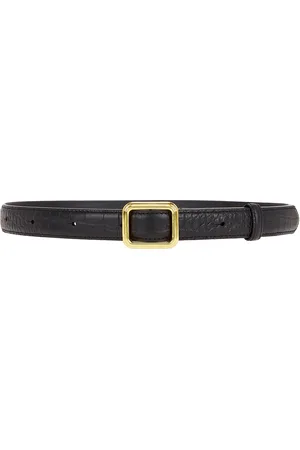 LIÉ STUDIO The Georgia Wide Belt in Black