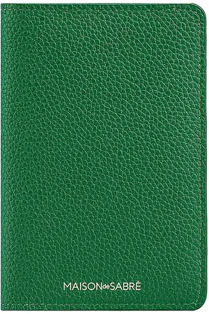 Maison De Sabre The Passport Holder in Green