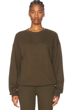 ÉTERNE Oversized Crewneck Sweatshirt in Army