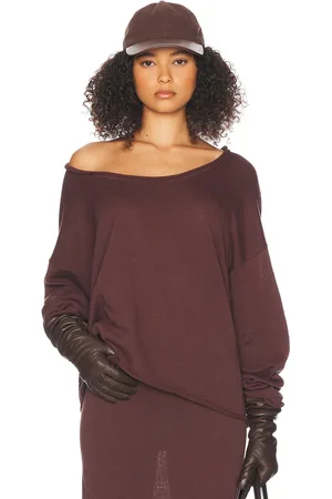 Helsa Palmer Sweater in Brown