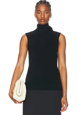 Totême Sleeveless Scarf Knit Sweater in