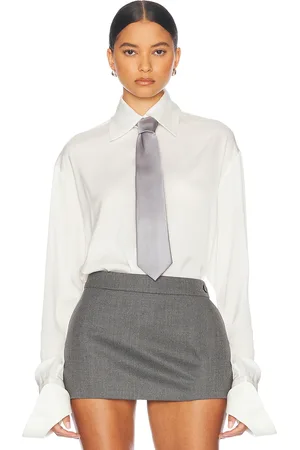 Helsa The Relaxed Silk Shirt in