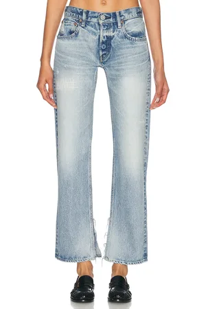 Moussy Aurantia Straight in Denim-Light