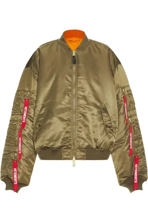 Vetements Cargo Bomber Jacket in Olive