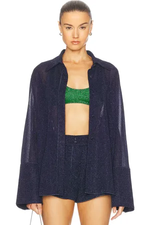 Oseree Lumiere Shirt in Navy