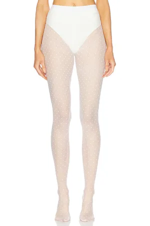 WARDROBE.NYC Polka Dot Tights in