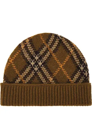 Burberry Cashmere Beanie in Brown