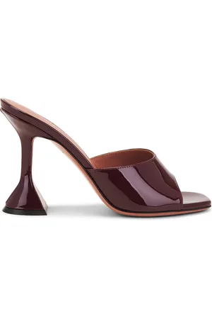 Amina Muaddi Lupita 95 Patent Slipper in