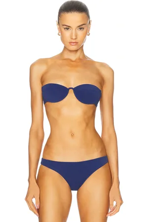 Tropic of C Mariel Bikini Top in Navy