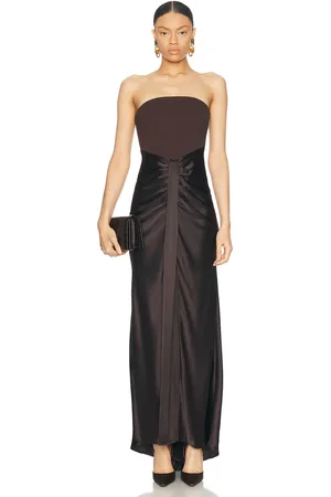 Staud Wayfaring Dress in Brown