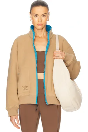 adidas Fleece Jacket in Beige