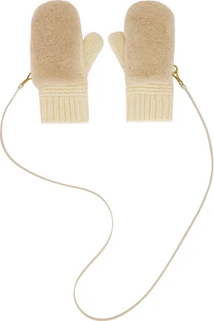 Miu Miu Mittens With Strap in