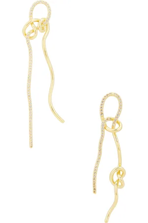 COMPLETEDWORKS Not Even The Mathematician Earrings in Metallic Gold