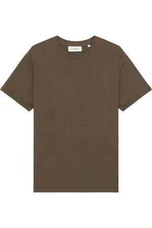 Frame Duo Fold Short Sleeve Tee in Olive
