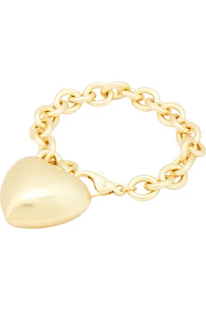 Roxanne Assoulin The Puffy Heart Bracelet in Metallic