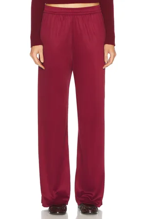 ENZA COSTA Liquid Jersey Resort Pant in Burgundy