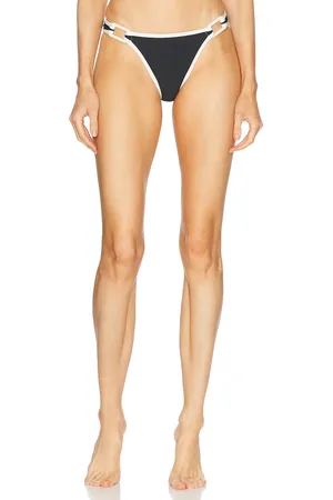 Solid The Tatum Bikini Bottom in Black