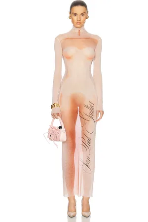 Jean Paul Gaultier Le Classique Long Dress in Pink
