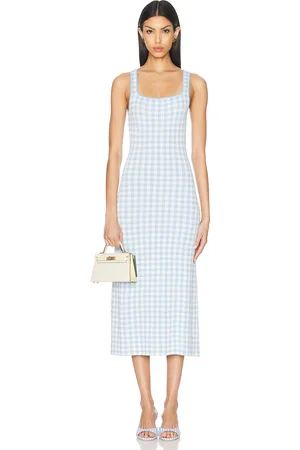 Staud Katie Dress in Blue
