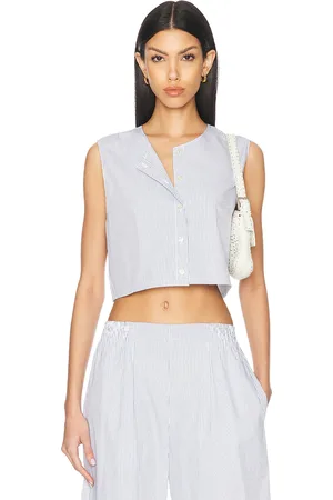 Leset Yoshi Crewneck Top in Baby Blue