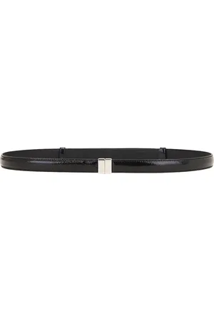 Totême Slide Clasp Naplack Leather Belt in