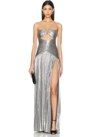 Retrofete Mallory Dress in Metallic Silver
