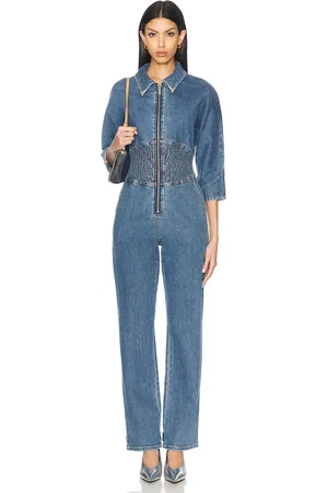 Retrofete Deidra Jumpsuit in Blue