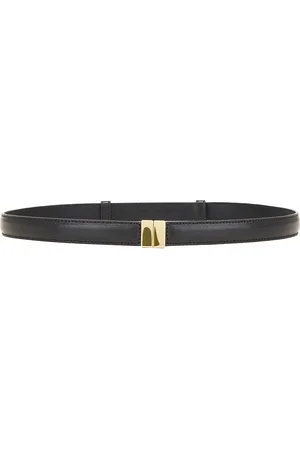 Totême Slide Clasp Leather Belt in