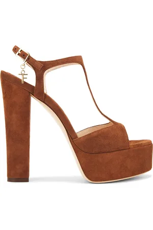 Tom Ford Angelina 130 Platform Sandal in Brown