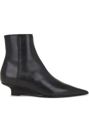 Totême Sharp Leather Ankle Boot in