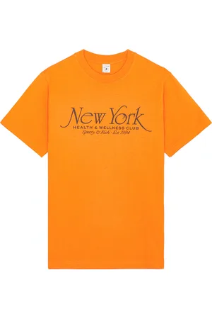 Sporty & Rich NY 94 T-Shirt in Orange