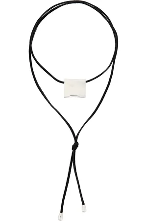 Eliou Tatum Wrap Necklace in Metallic Silver