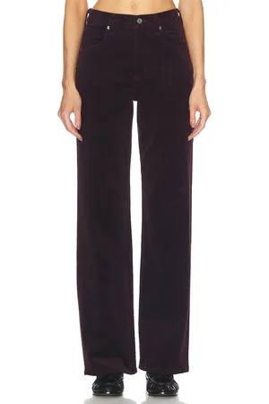 Citizens of Humanity Annina Trouser in Burgundy