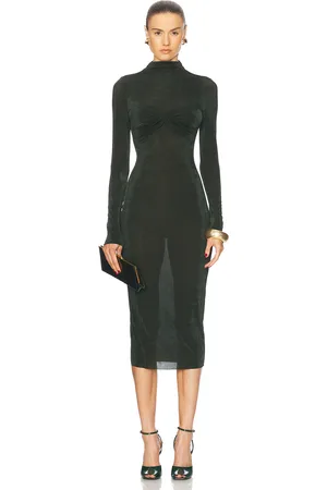 SER.O.YA Bailey Midi Dress in Green