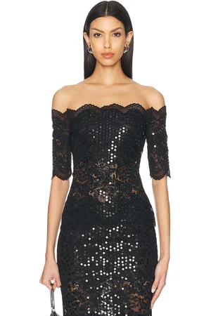 Paco rabanne Stretch Lace Top in