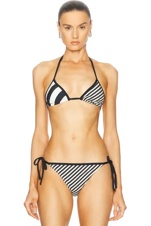 Solid The Iris Bikini Top in Black
