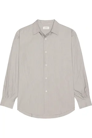 Saturdays NYC Regular Collar Stripe Shirt in Blue