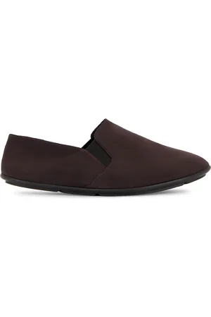 The Row Vincit Slip On Flat in Brown