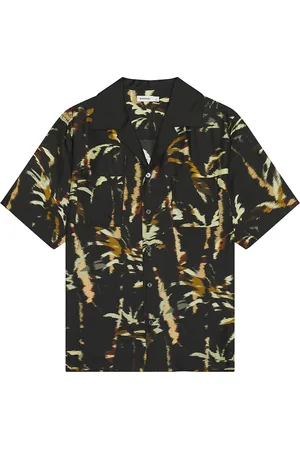 Simkhai Connor Camp Shirt in Black