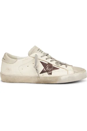 Golden Goose Super-Star Sneakers in White