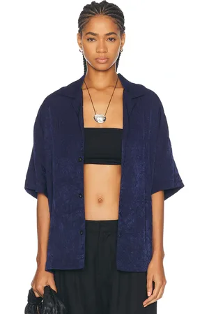 WAO Crinkled Short Sleeve Shirt in
