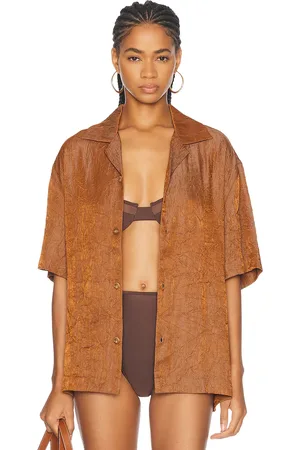 WAO Crinkled Short Sleeve Shirt in