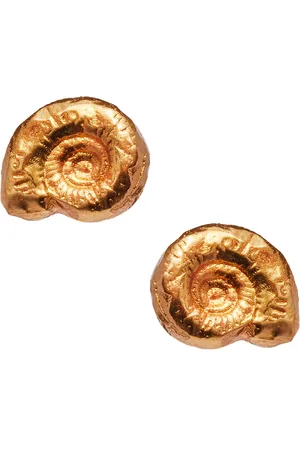 Simuero Ovi Earrings in Metallic Gold