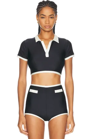 Shani Chloe Crop Top in Black