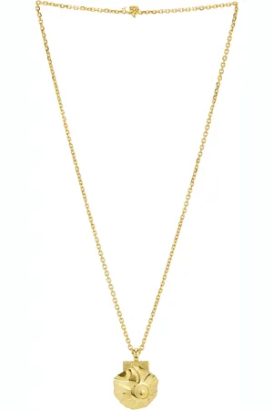 Emilio Pucci Shell Necklace in Metallic Gold