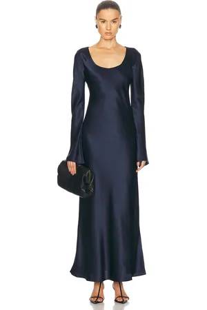 EAVES Gilad Silk Maxi Dress in