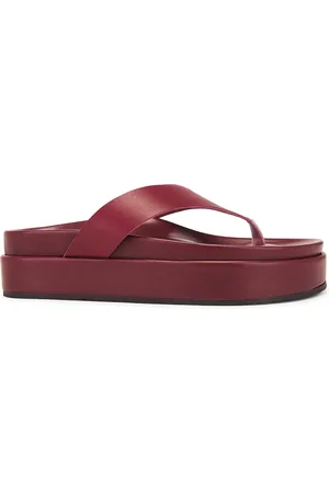 Ancient Greek Sandals Charys 2 Flatform Vachetta Sandal in Wine