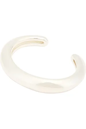 mega The Classic Cuff Bracelet in Metallic Silver
